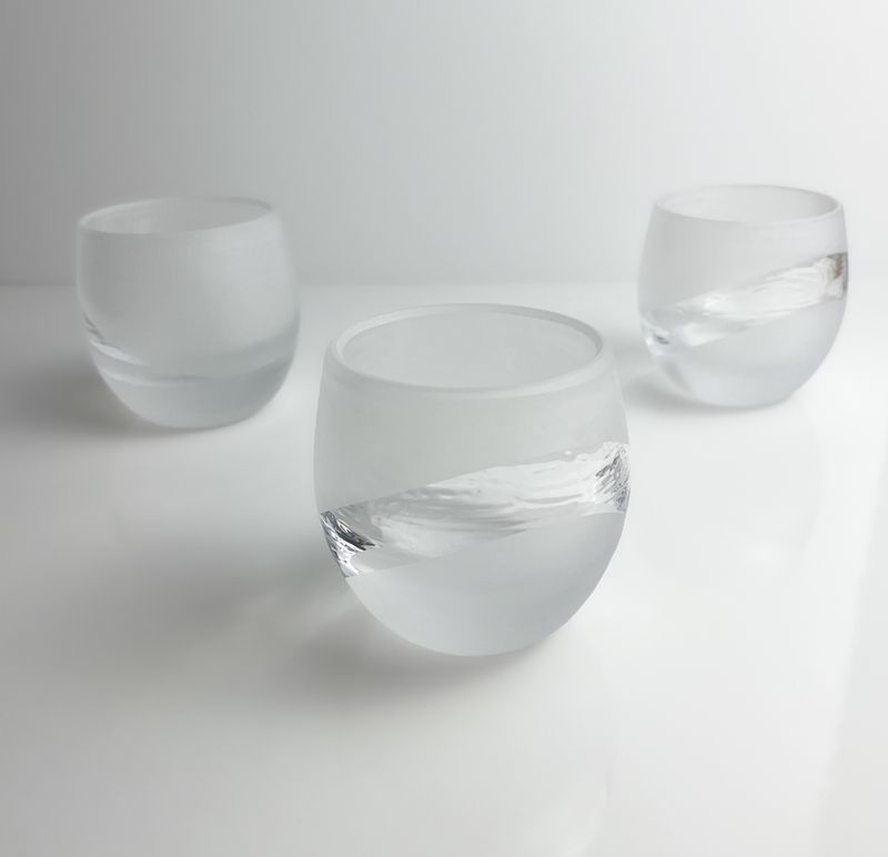Spirit Swirl Tumbler Hand Blown Glass