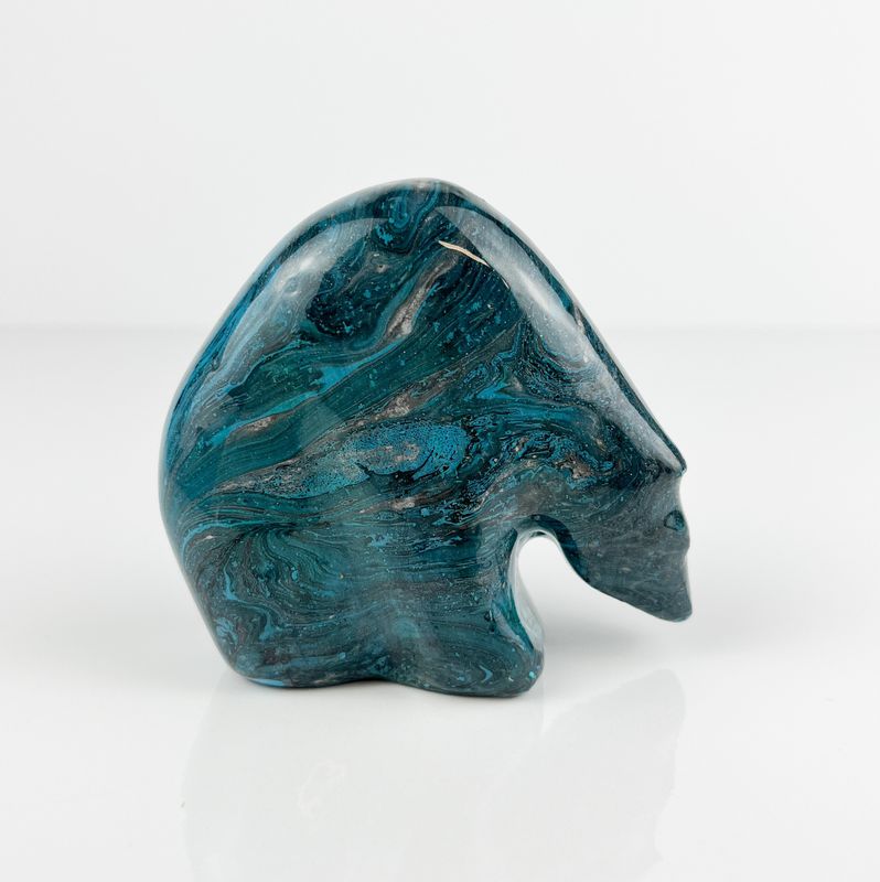 Blue Small Colorful Bear Sculpture 3.5x3.5 Blue Small Colorful Bear Sculpture 3.5x3.5"