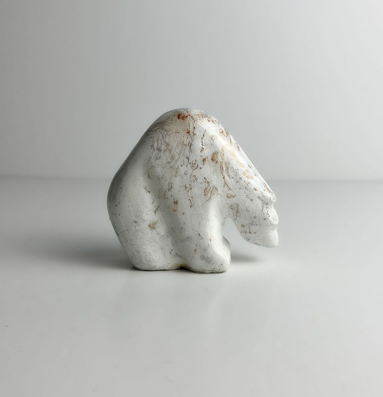 White Small Colorful Bear Sculpture 3.5x3.5 White Small Colorful Bear Sculpture 3.5x3.5"