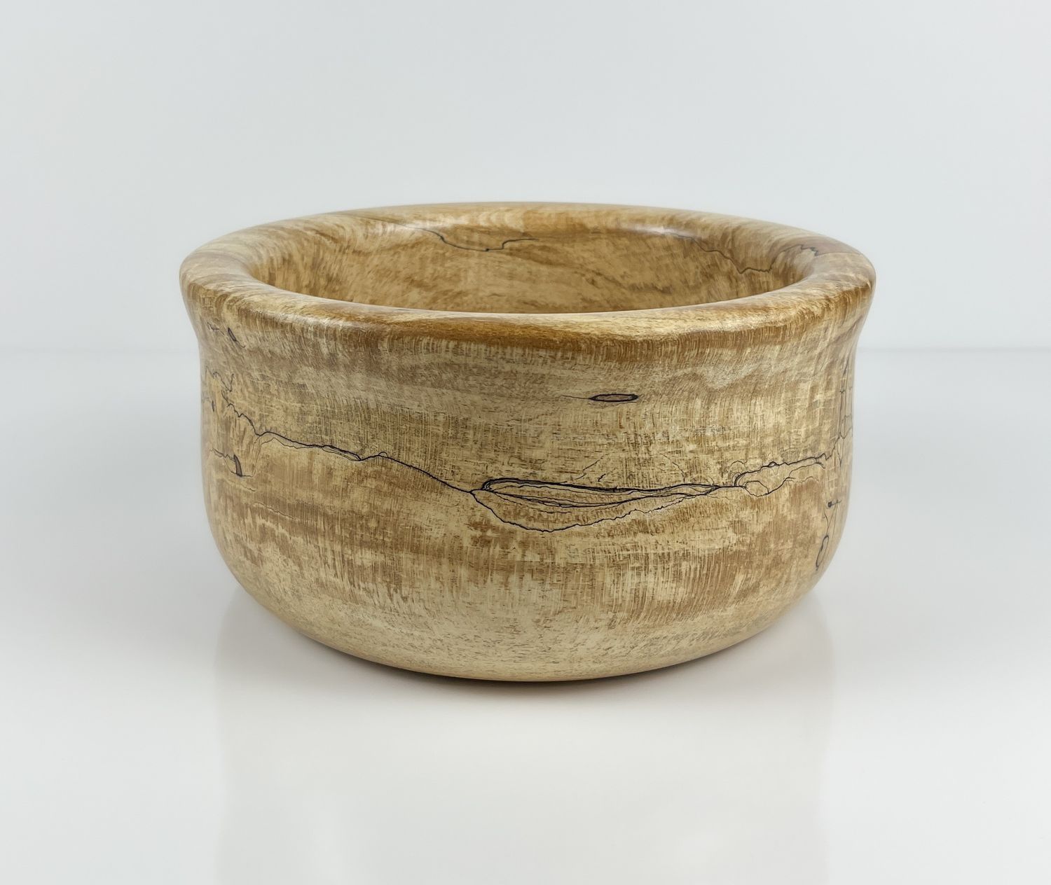 Spalted Maple Wooden Bowl #339