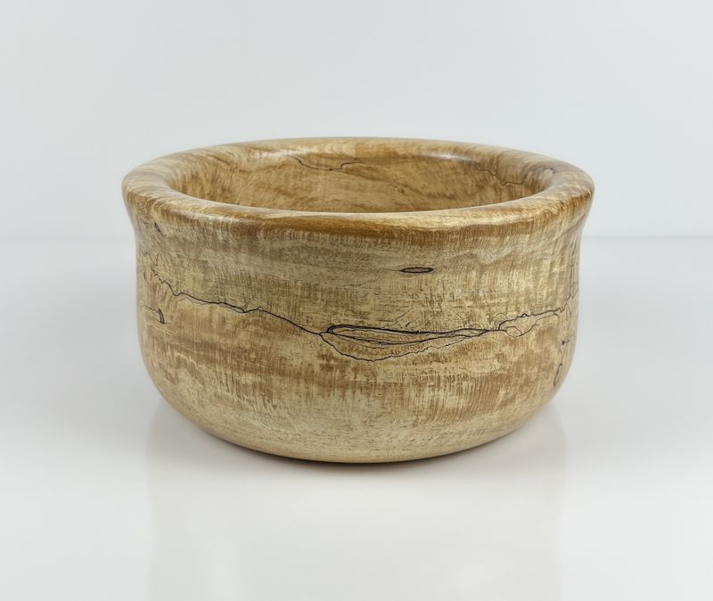 Spalted Maple Wooden Bowl #339