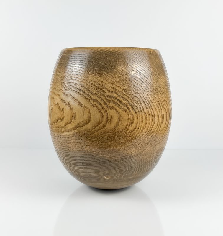 Oxidized Red Oak Vase #313