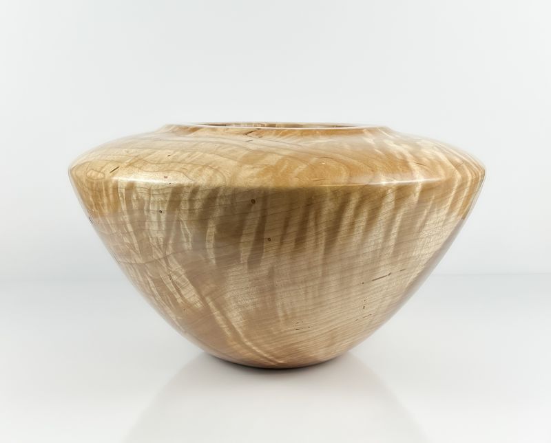 Birch Burl Wooden Vase #331