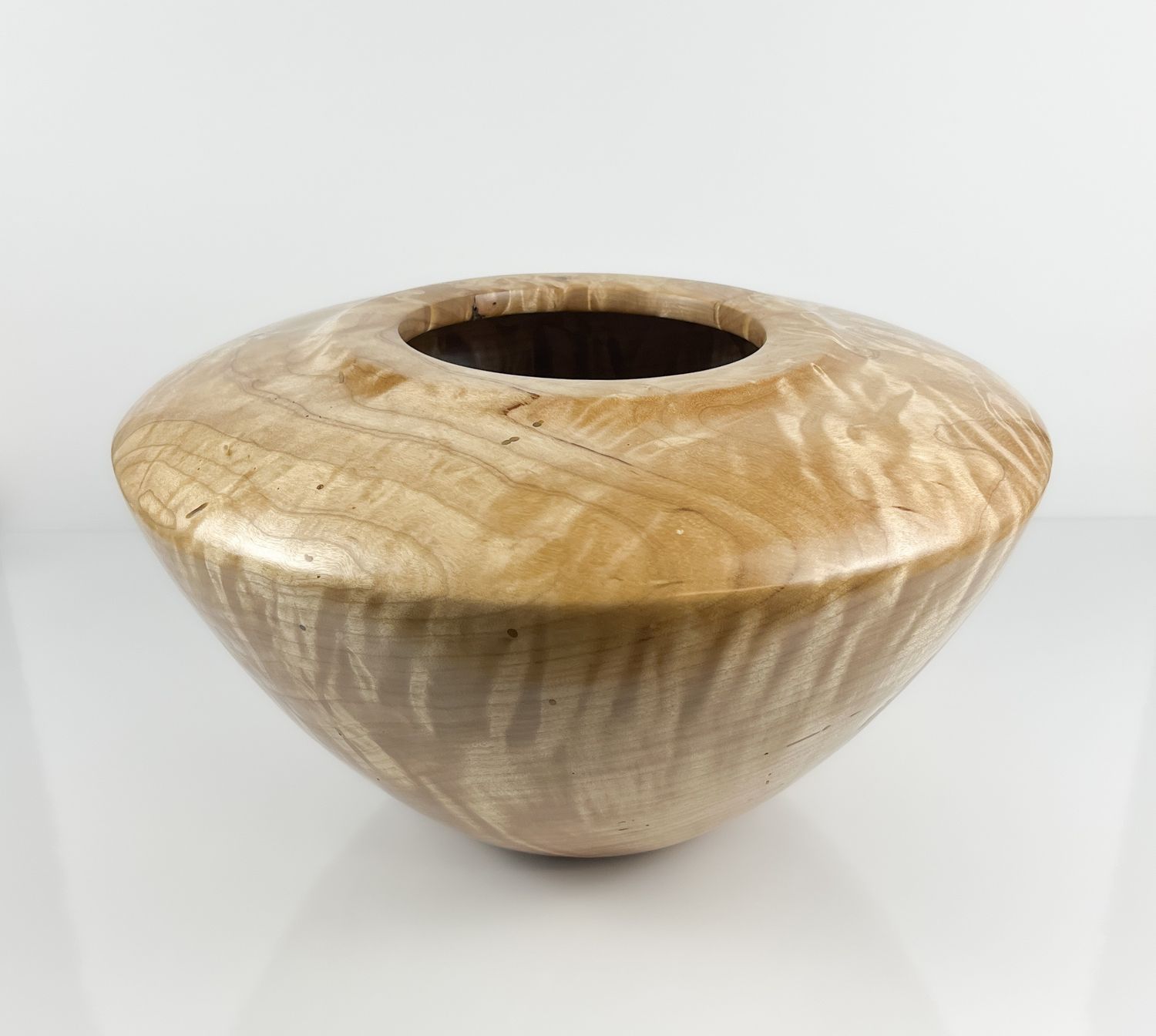 Birch Burl Wooden Vase #331