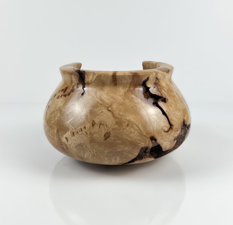 Hop Hornbeam Wooden Bowl #342