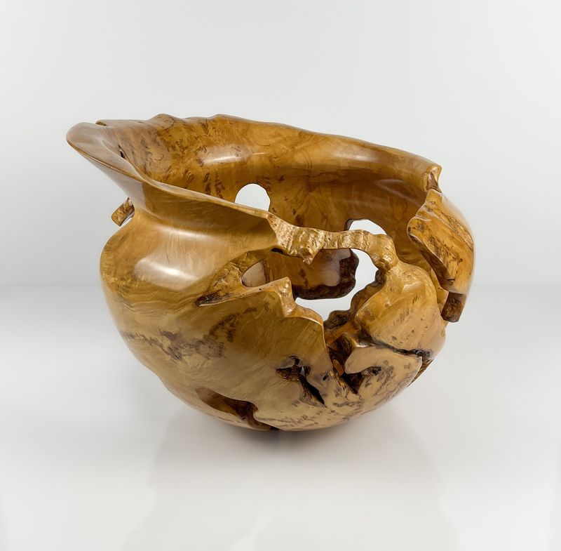 "Elemental Lucidity" Maple Burl Bowl #151