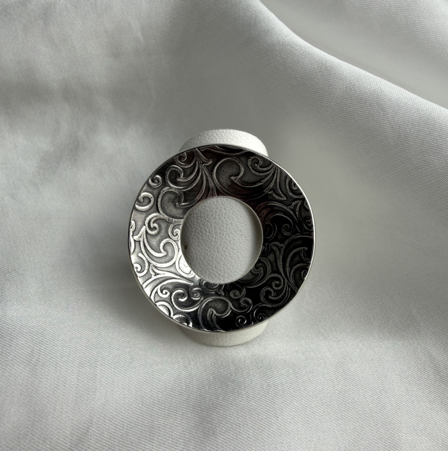 SS Circle Ring Size 7