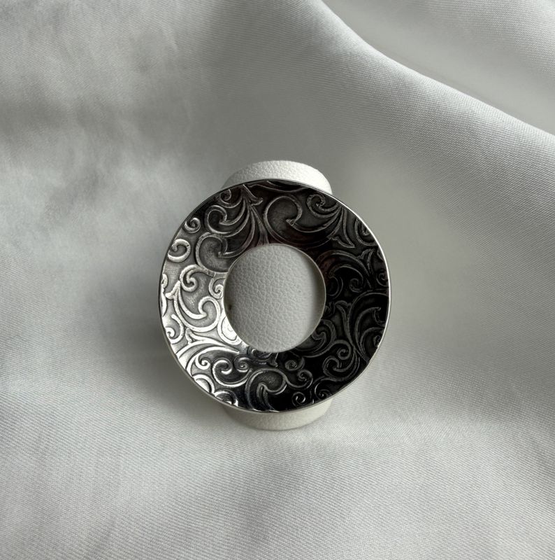 SS Circle Ring Size 7