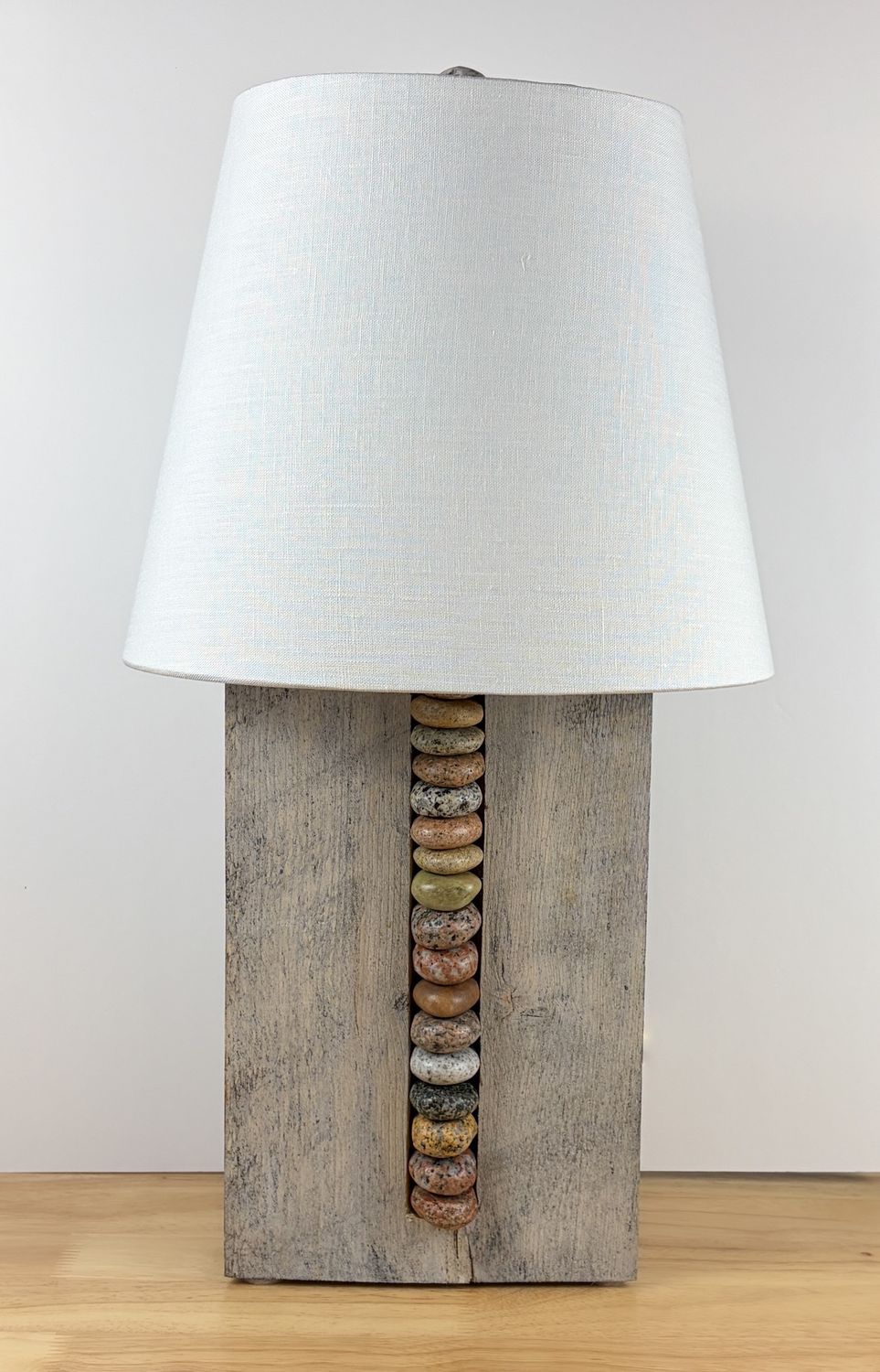 Driftwood Abacus Lamp