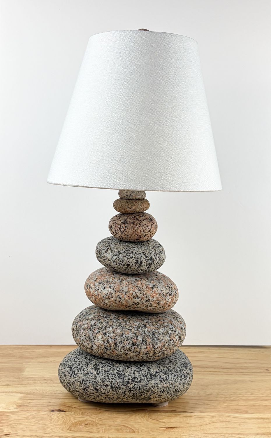 Stacked Stone Lamp