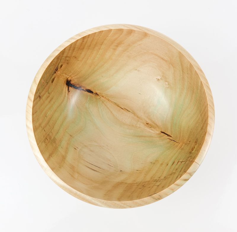 Dyed Ash Bowl Made From Local Wood 10x4"