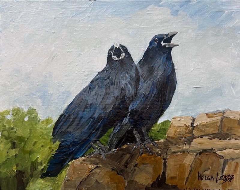 "Harmonizing?" Acrylic on Canvas 11x14"