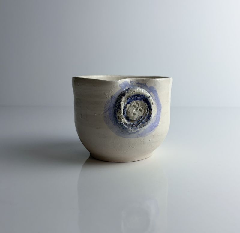 White Wine Cup with Cameo