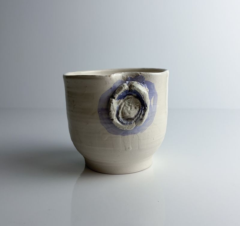 White Wine Cup with Cameo