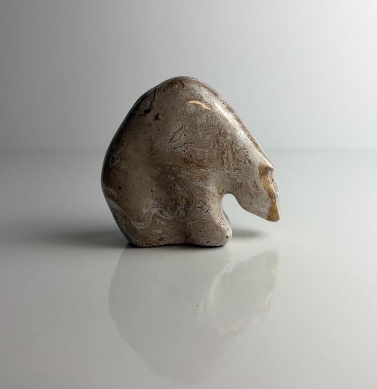 Original Small bear Composite Soapstone Sculpture