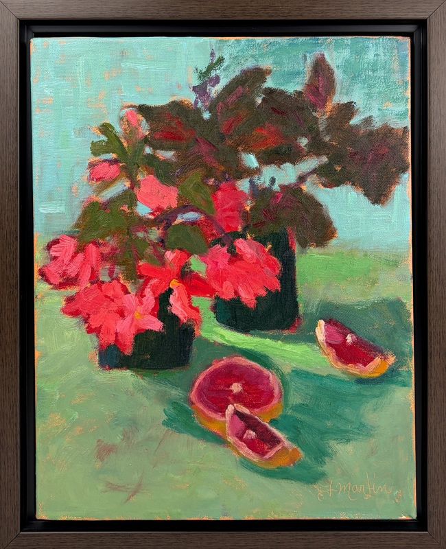 "Good Morning" 14x11" Framed 16x13"  Oil Painting on Canvas