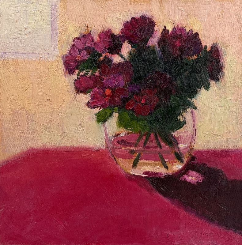 "Lueur du jour" 12x12" Oil Painting on Canvas