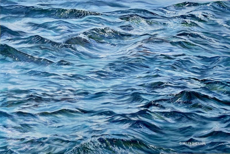 "Time and Tide Again" Oil on Canvas 24x36"
