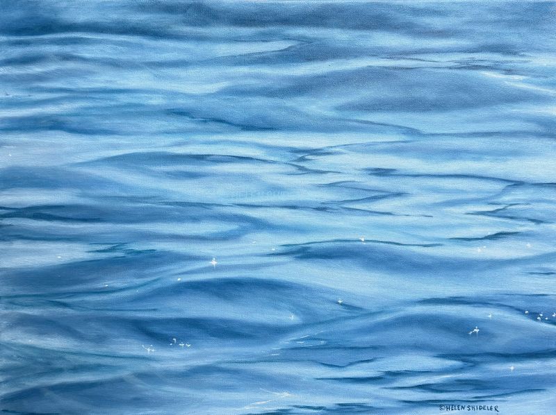 "Whispering Waters" 18x24" Oil Framed 19.25 x 25.25"