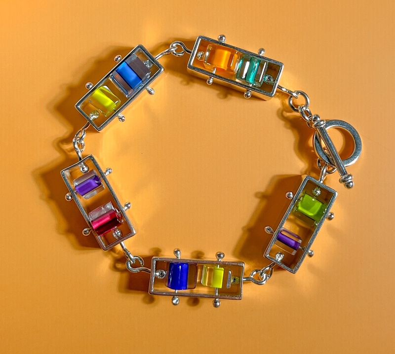 Sugar Crush Collection Sterling Silver and Hand blown Glass