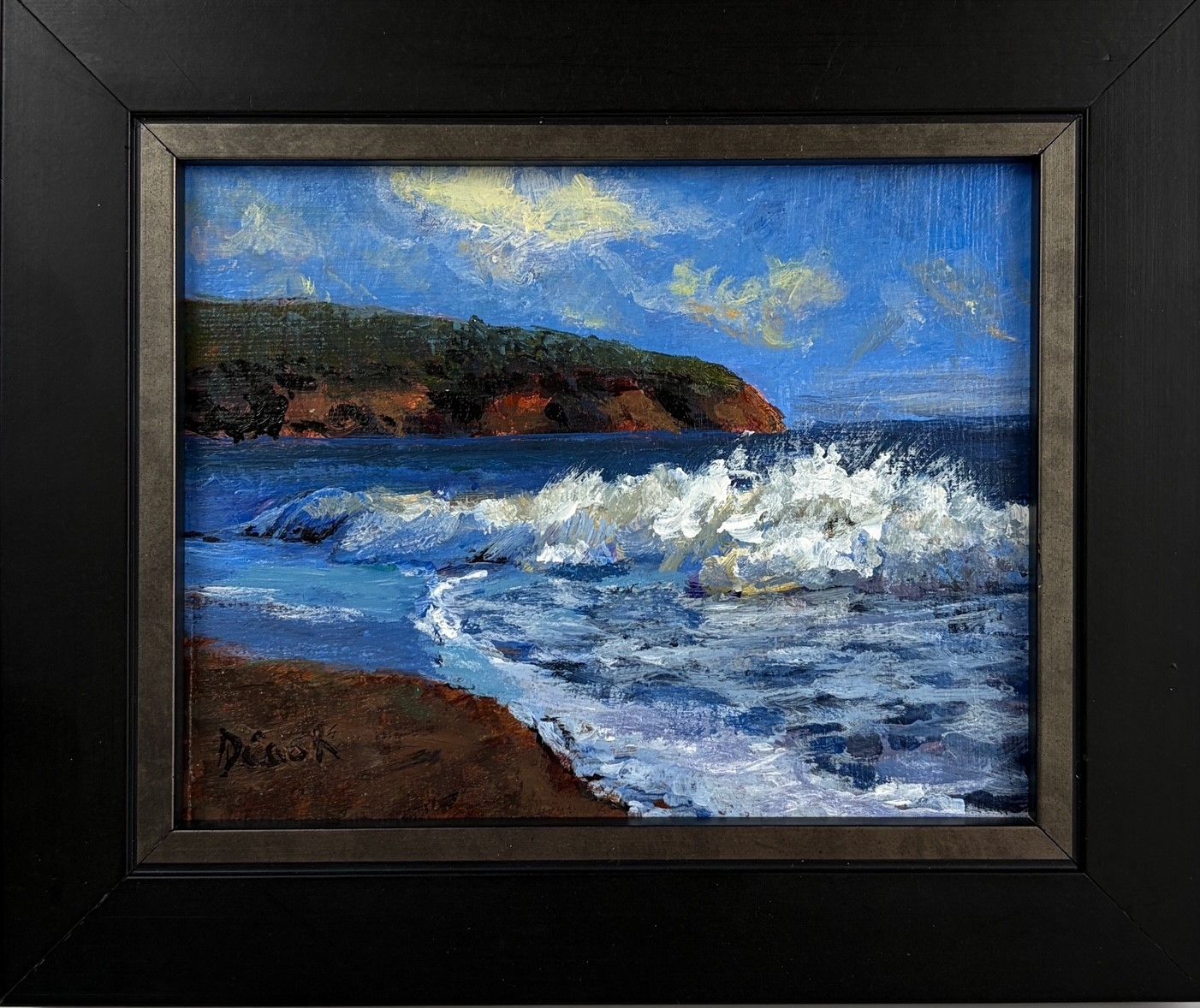 "Fundy Foam" 4x5" Acrylic Framed 5.5x6.5"