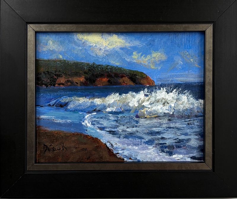 "Fundy Foam" 4x5" Acrylic Framed 5.5x6.5"