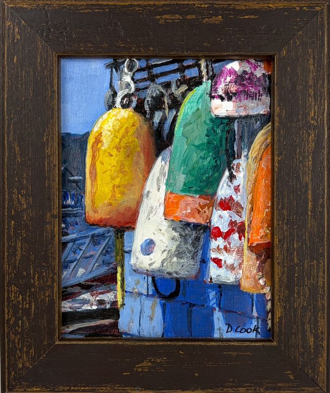 "Eye Candy" 4x5" Acrylic Framed 5.5x6.5"