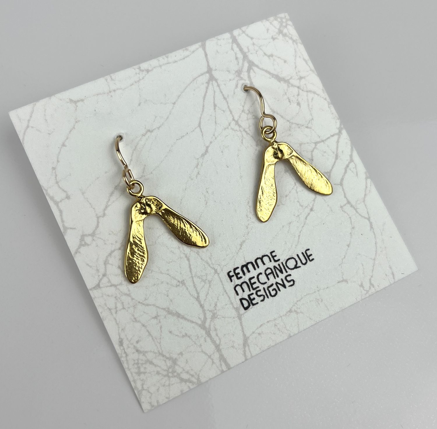 Samara Earring Collection, Yellow Bronze &amp; Sterling Silver