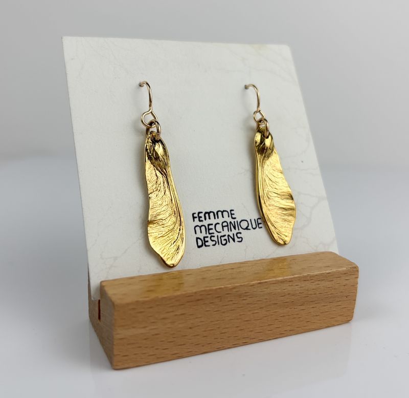 Samara Earring Collection, Yellow Bronze &amp; Sterling Silver