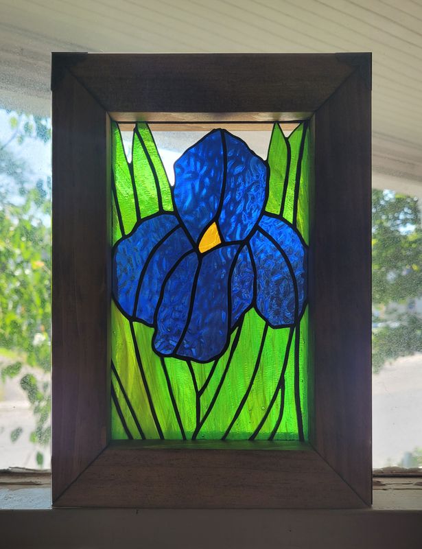 "Forever Flowers" Framed Stained Glass Collection