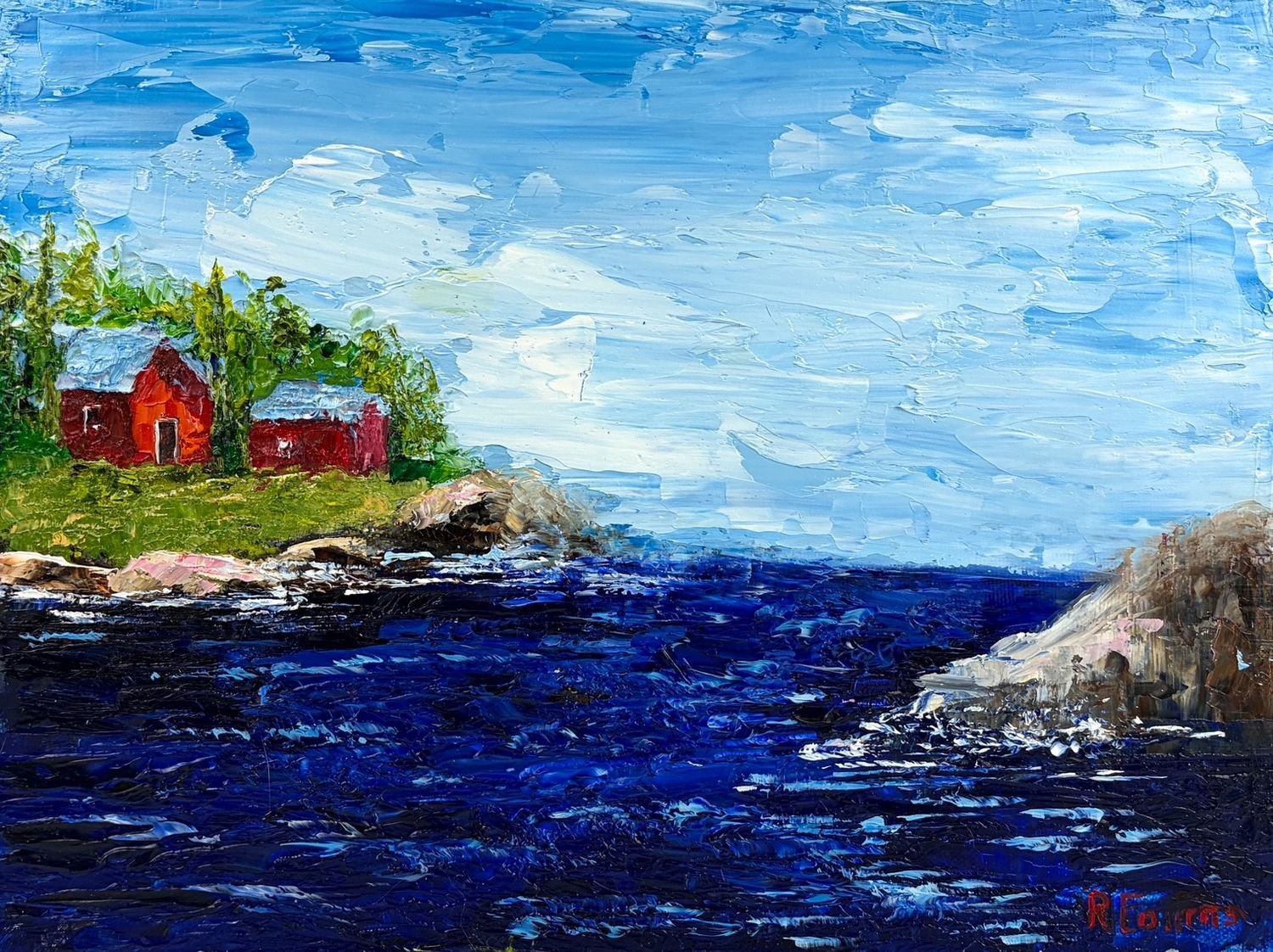 "It's a Wonderful World" 9x12" Oil Painting on Canvas