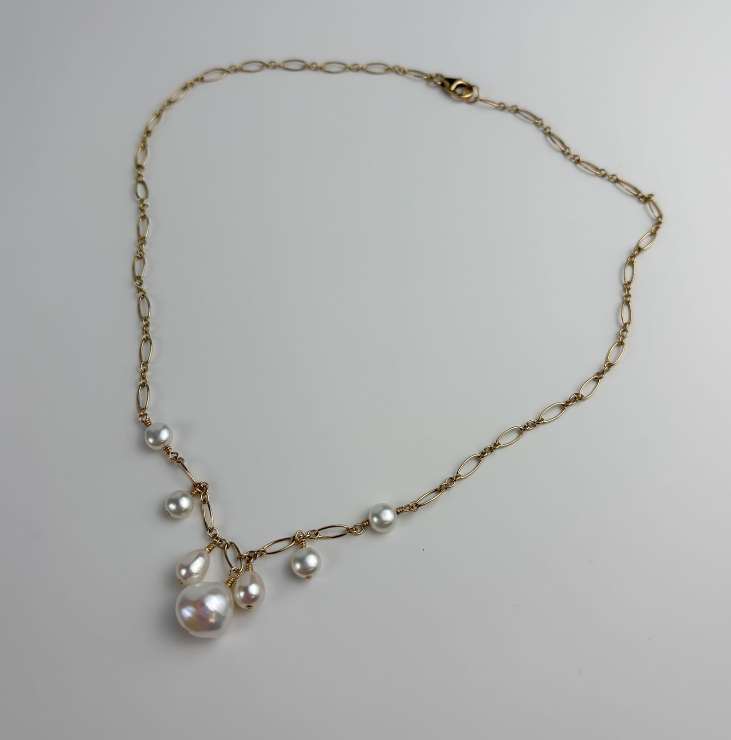 Freshwater Pearl &amp; 14K Gold-Filled Necklace