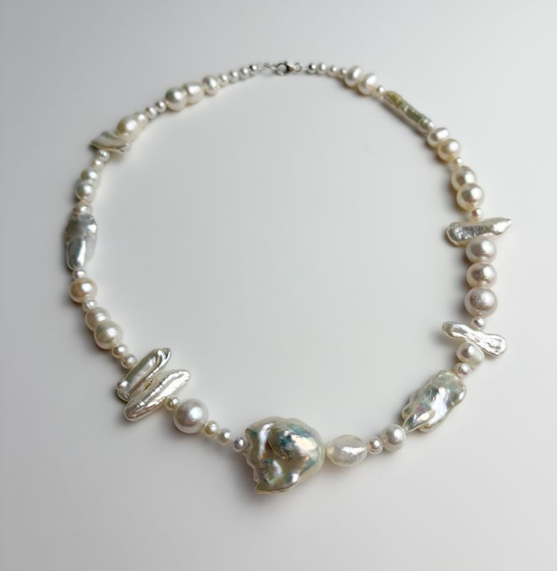 Pearl Melonge Necklace