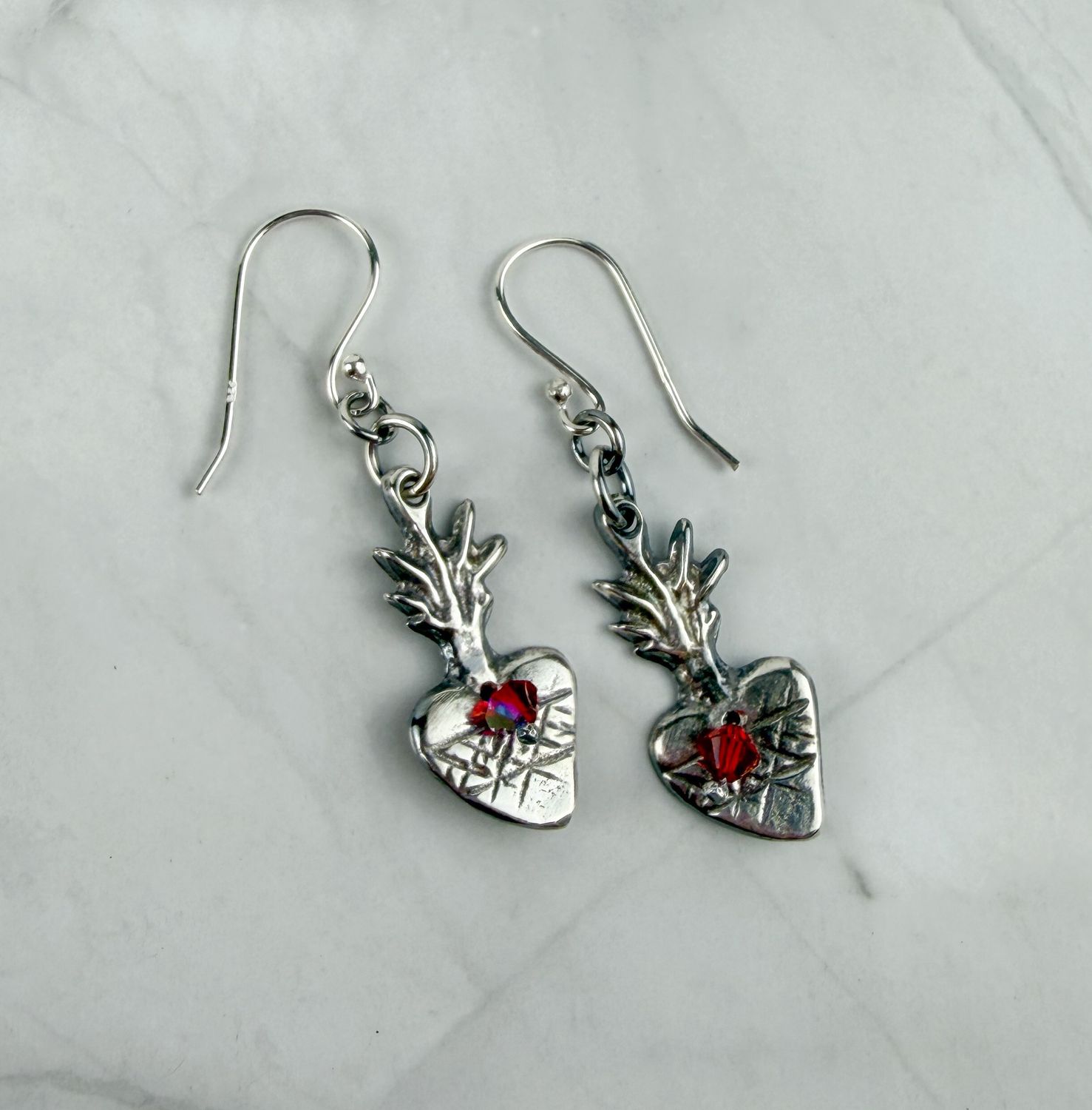 Milagro Heart Collection: Sterling Silver &amp; Glass Beads