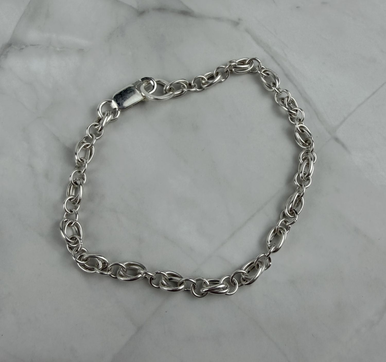 Sterling Silver Bracelet (For Charms)
