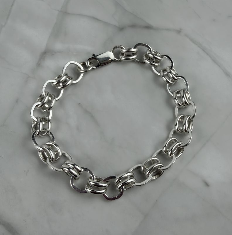 Sterling Silver Bracelet (For Charms)