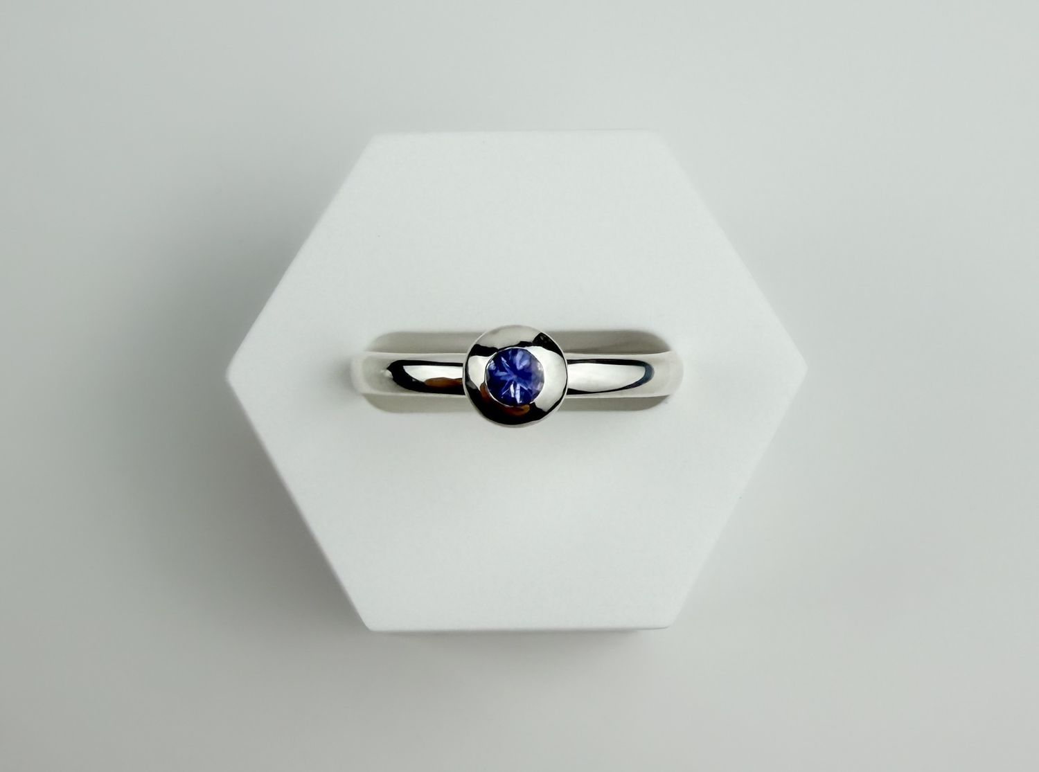 Tanzanite Ring SS Size 7