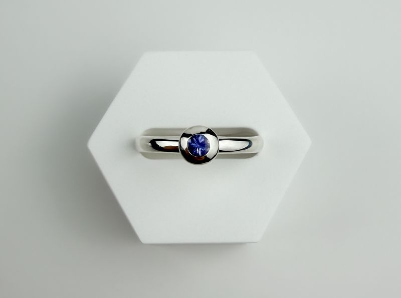 Tanzanite Ring SS Size 7