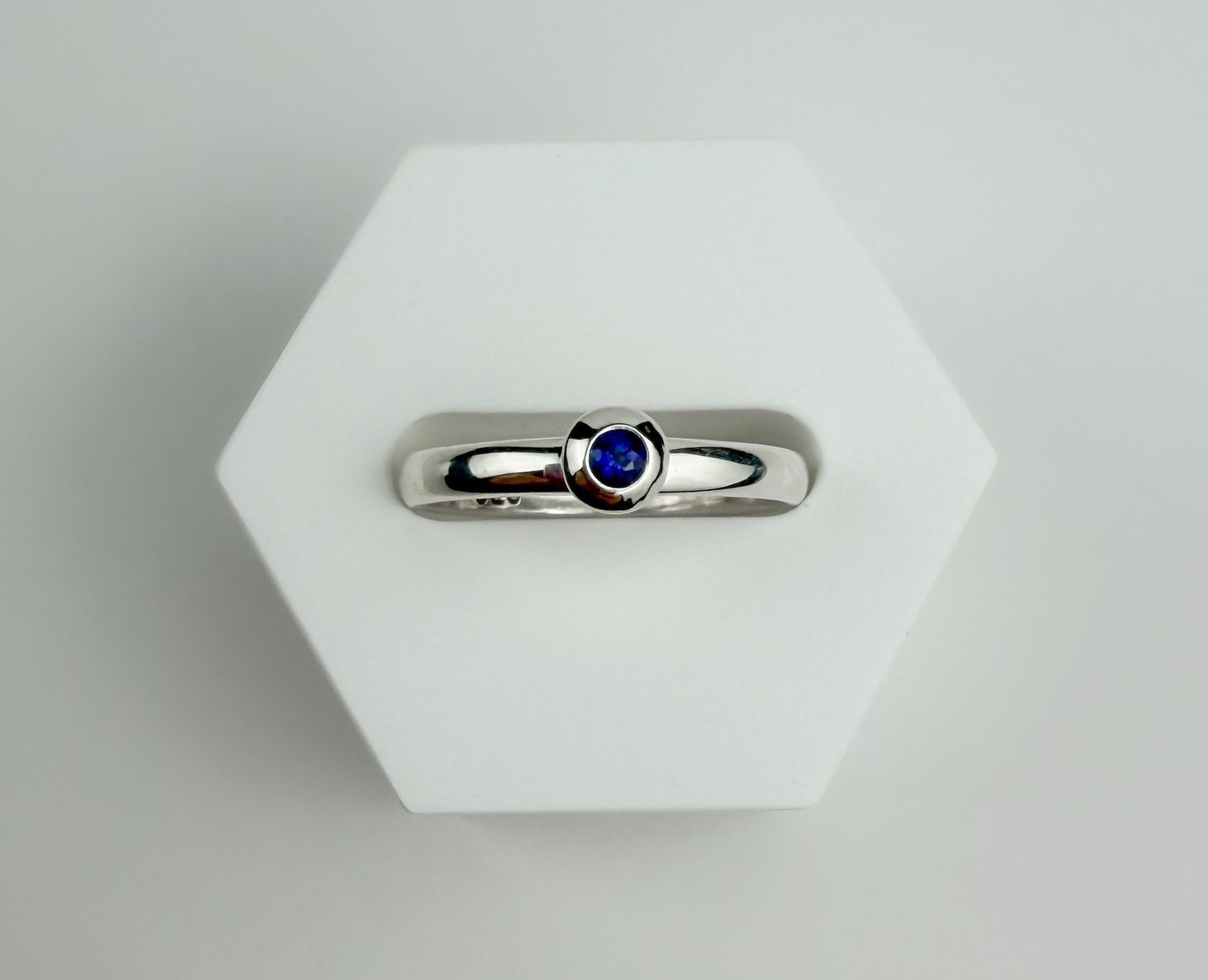 Sapphire Ring SS Size 6
