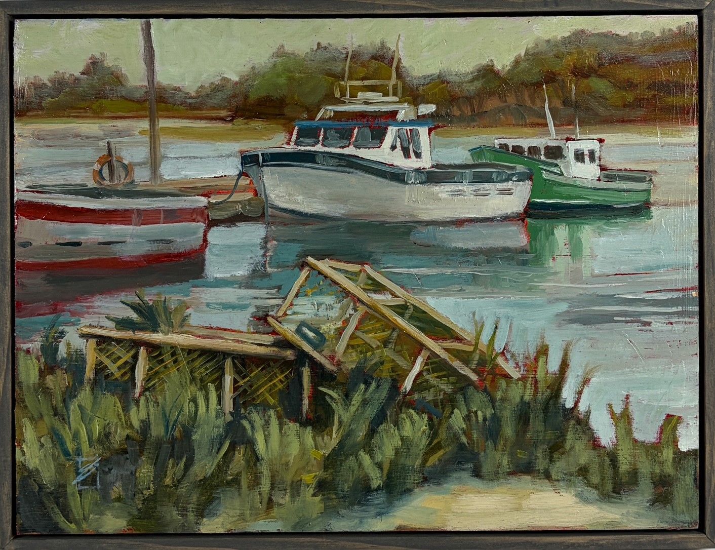 "Inverness Harbour" 12x16" Oil Painting