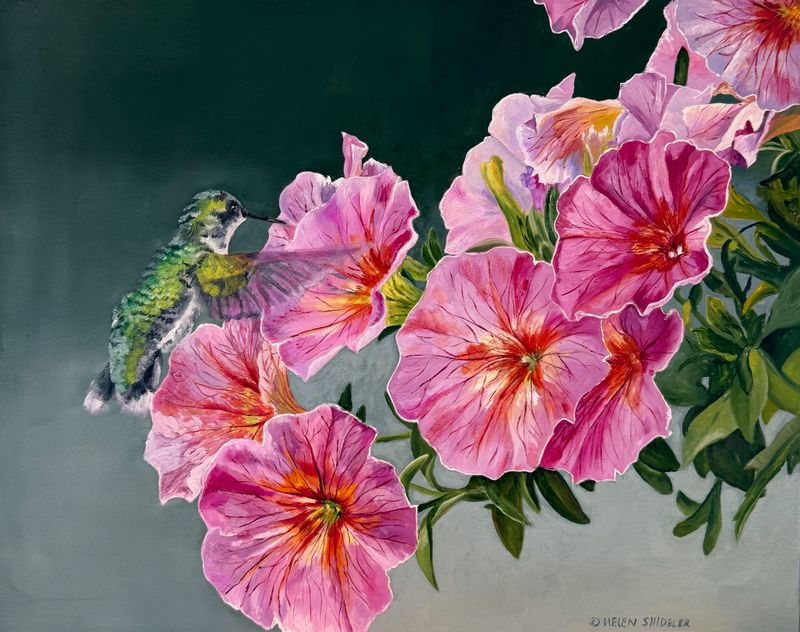 "For Just a Moment" 16x20" Oil Painting Cradled on Birch Panel