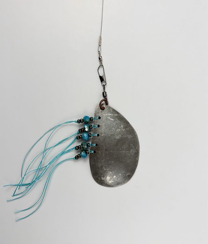 Spoon bail Allure Metal 3" Hanging Sculpture