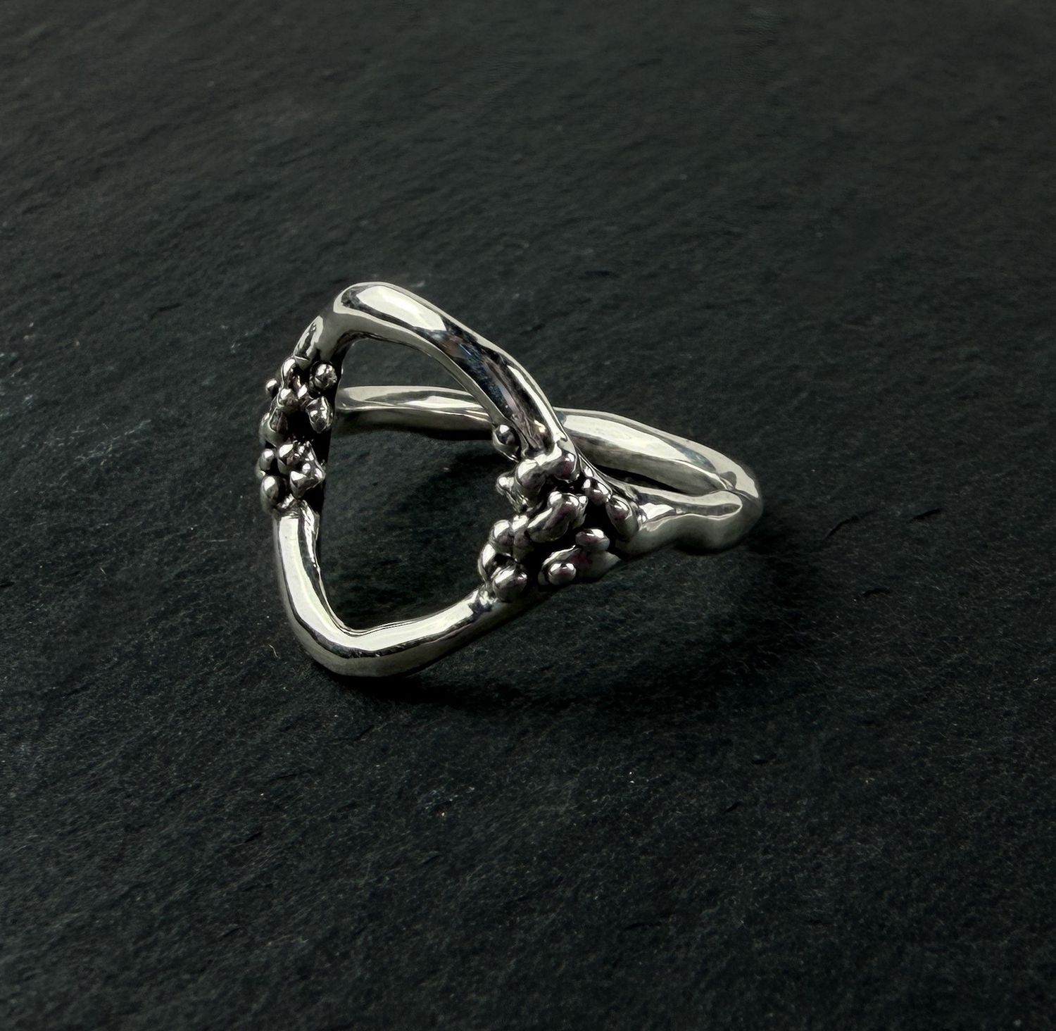 TROO TAU CETI Sterling Silver Ring, Size 7
