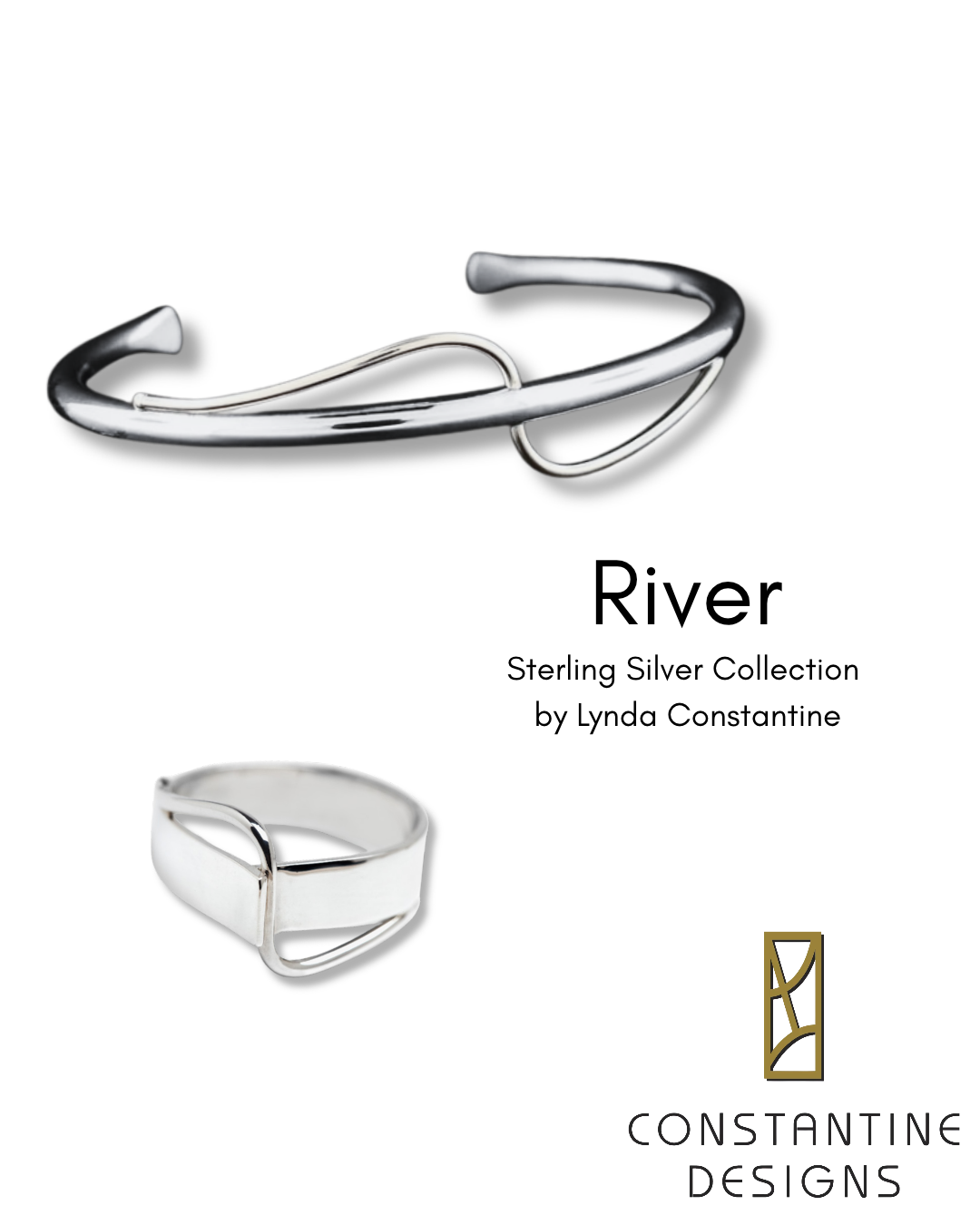 River Collection, Sterling Silver