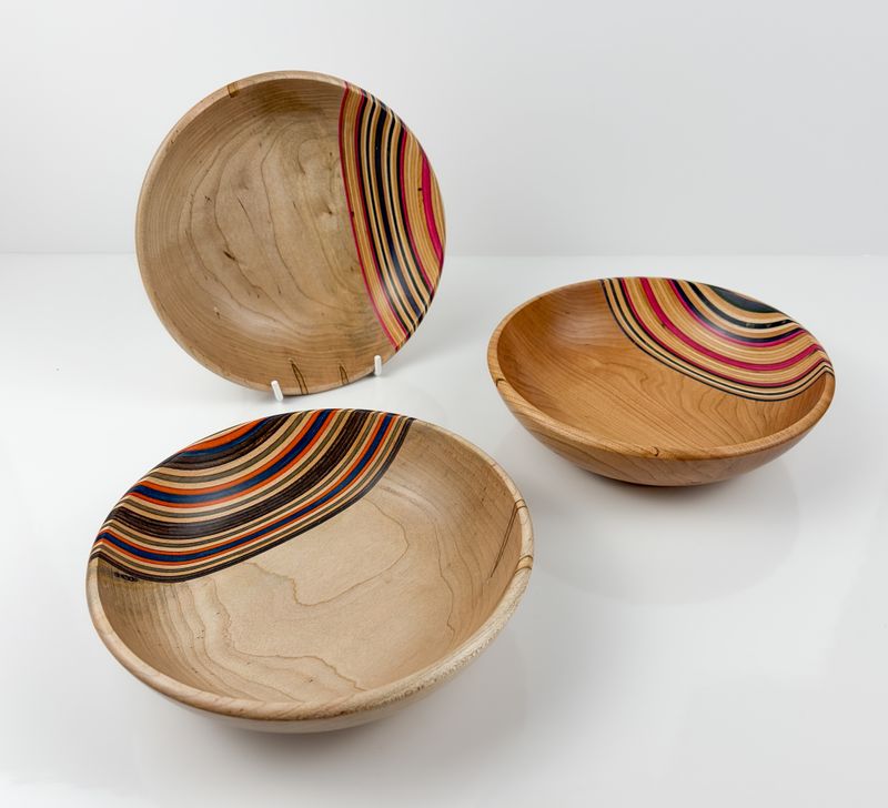 7" Bowls - Various Wood