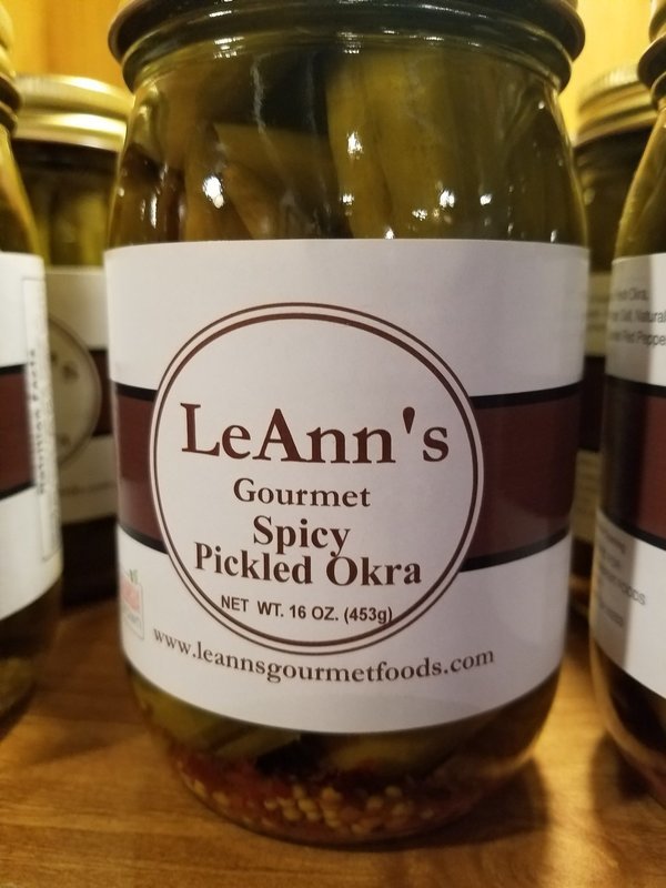 LeAnn&#39;s Gourmet Spicy Pickled Okra