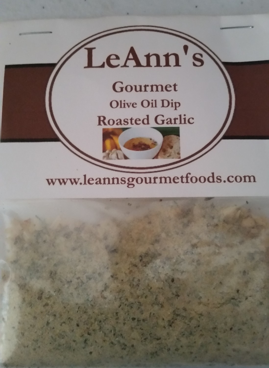 LeAnns Gourmet Roasted Garlic and Herb Olive Oil Dip
