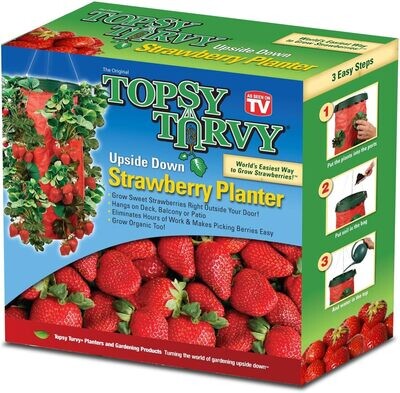 Topsy Turvy Upside Down Strawberry Planter 🍓 Topsy Turvy Upside Down Strawberry Planter 🍓