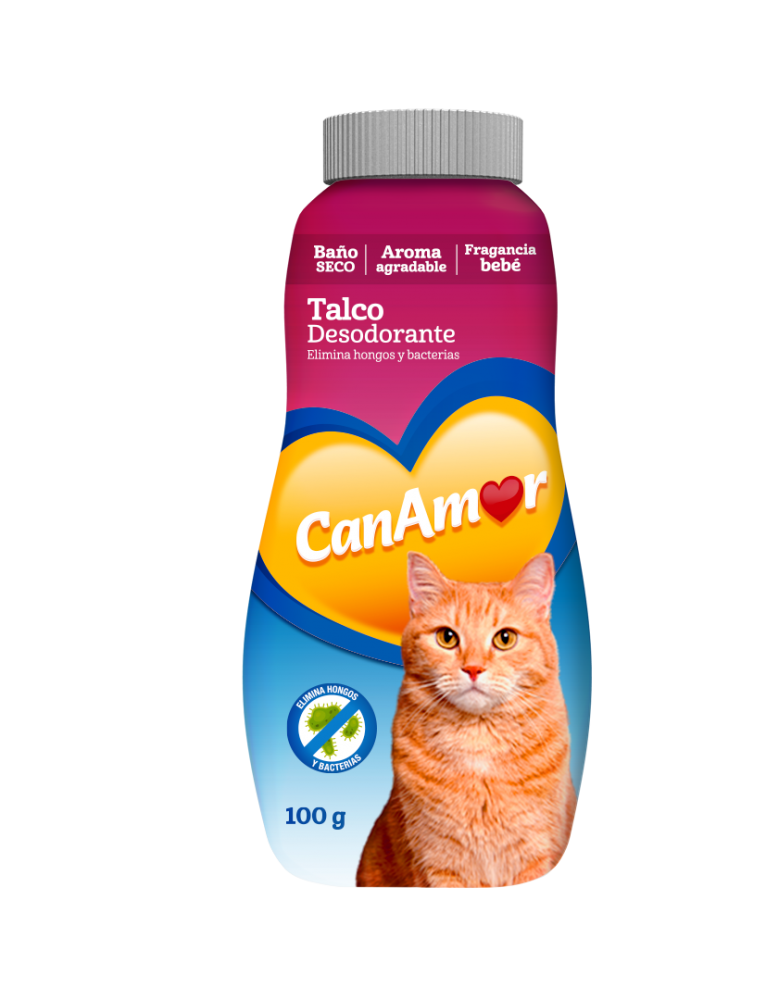 Talco Desodorante Gatos 100g
