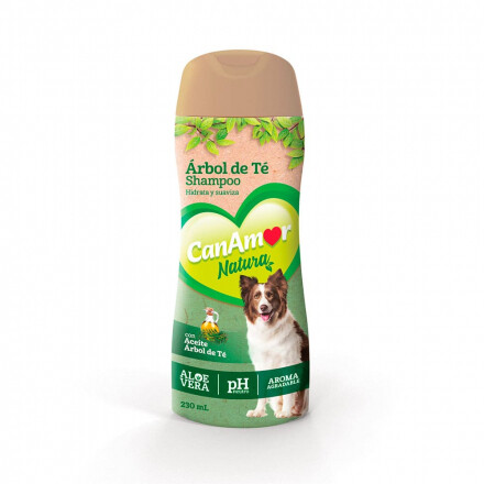 Shampoo para Perros y Gatos Aceite Árbol de Té 230 ml